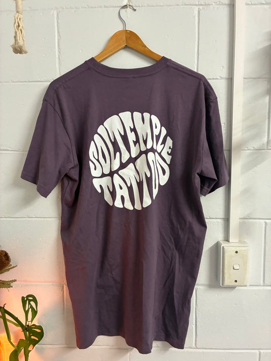 Sol Temple Logo - Purple Tee