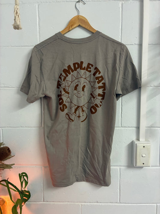 Sol Temple Logo - Mushroom Tee