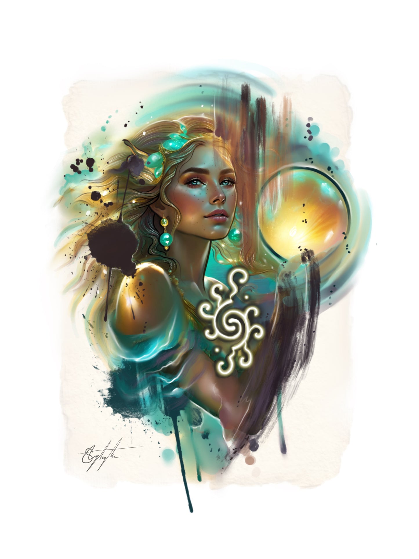 Golden Orb Goddess