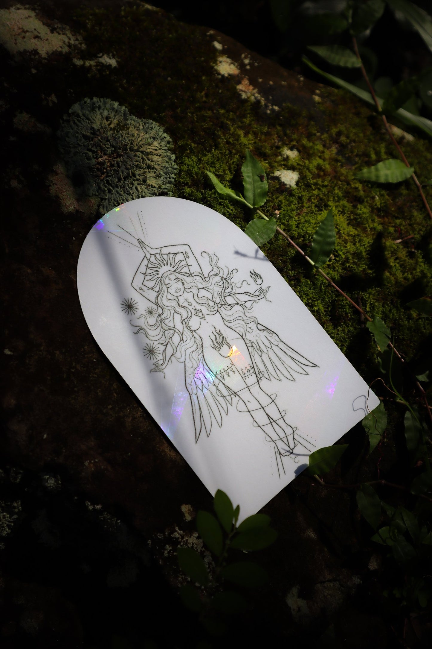 Rainbow Higher Being Sticker